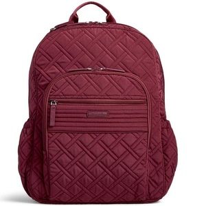 Vera Bradley Campus Tech Backpack Hawthorne Rose
